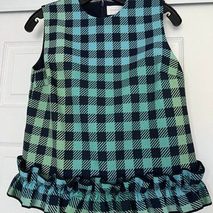 Victoria Beckham Ruffle Hem Top in UK 8 (US 4)